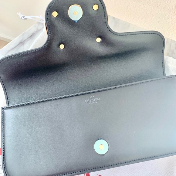 [🌟 PRICE FIRM] Valentino V-Logo Loco Convertible Clutch Crossbody Shoulder Bag - Picture 12 of 16